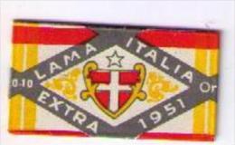 LAMETTA DA BARBA - ITALIA EXTRA  - ANNO 1951 - Hojas De Afeitar