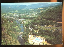 CPM 81 BRASSAC Vue Générale Aérienne Sur Le VVF La Piscine Et L'Agout - Brassac