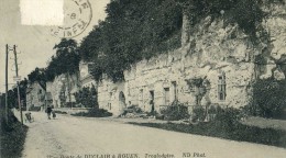 CPA Route De Duclair à Rouen - Troglodytes - Duclair