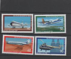 ALLEMAGNE BERLIN 1980 4 TIMBRES N° 578 à  581  NEUFS ** AVIONS - Unused Stamps