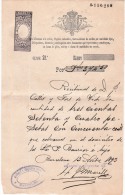 01347 Pagares Endosables 1893 - Espagne