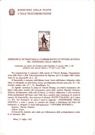ITALIA  1960 - Bollettino Ufficiale P.TT.- (italiano-francese) - Bottego - Esplorazioni - Presentation Packs