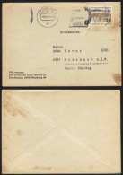 ALLEMAGNE - RFA - HAMBOURG / 1969 VARIETE ABART SUR LETTRE - NON DENTELE EN BAS  / 2 IMAGES (ref 5254) - Variétés Et Curiosités