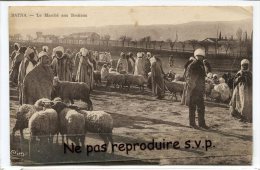 - BATNA - Le Marché Aux Bestiaux, Moutons, écrite, Années 1930, Peu Courante, 2 Jolis Timbres, BE, Scans. état. - Batna