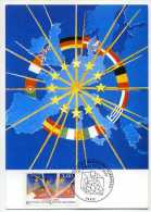 1ER JOUR ELECTIONS AU PARLEMENT  EUROPEN CARTE MAXIMUM - Institutions Européennes