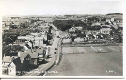 NORTHUMBERLAND - BAMBURGH VILLAGE FROM THE CASTLE RP Nm289 - Other & Unclassified