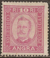 Angra - 1892 King Carlos 10 Réis - Angra