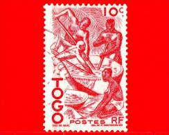 TOGO - Usato - 1947 - Estrazione Dell'Olio Di Palma - 10 - Used Stamps