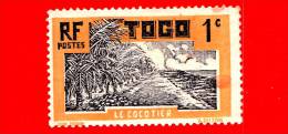 TOGO - Usato - 1924 - Piantagione Di Noce Di Cocco - 1 - Used Stamps