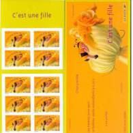 Carnet Bc 3634 C'est Une Fille 2004 Neuf - Otros & Sin Clasificación