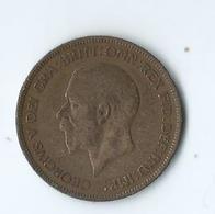 Georgius V Dei Gra Britt Omn Rex Fid Def Imp One Penny 1928 - D. 1 Penny