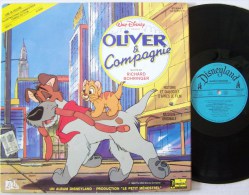 LP Enfant Disque+livret 12 Pages Oliver & Compagnie Walt DISNEY R BOHRINGER EX - Enfants