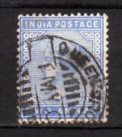 INDIA - 1882/88 YT 37 USED - 1882-1901 Imperio