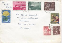Itarashi Tokyo 25/3/1963 Pour Camier France. Bel Affranchissement - Briefe U. Dokumente
