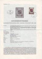 1171n: Kunstausstellung Wappen Wiener Neustadt, Legende Und 10 Stück ** Aus Österreich 1966 - Enveloppes