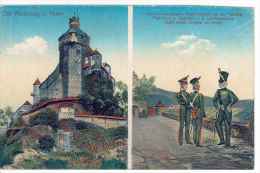 Die Marksburg A Rhein - Garnison.... Militaires (2 Vues) - Braubach