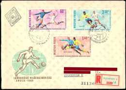 HUNGARY - MAGYAR - LABDARUGO VILAGBAJNOKSAG ANGLIA 1966 - FIFA WORLD CUP ENGLAND 1966 SOCCER/ FOOTBALL - FDC - 1966 – Engeland