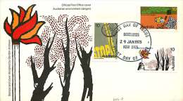 1974   Environent Dangers Set Of 3    - Official P.O. Cover -  Roselands    FD Cancel, Unaddressed - Primo Giorno D'emissione (FDC)