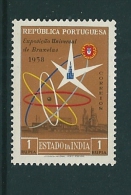 Portuguese India 1958 Brussels International Exhibition MNH - Portugees-Indië