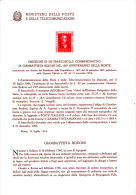 ITALIA  1964 - Bollettino Ufficiale P.TT.  - (italiano-francese) - Bodoni - Tipografia - Paquetes De Presentación