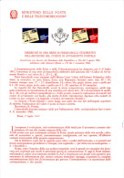 ITALIA  1967 - Bollettino Illustrativo P.TT.  - (italiano-francese) - CAP - Presentation Packs