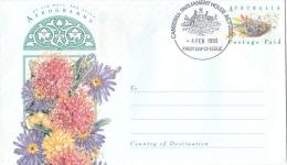 Australia 1993 Thinking Of You Floral Aerogramme First Day - Aérogrammes