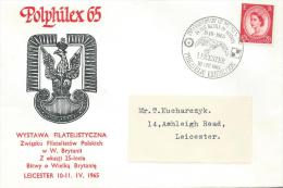 1965. EXHIBITION LEICESTER.   25th.ANNIVERSARY OF POLISH WINGS IN BATTLE OF BRITAIN. - Governo Di Londra (esilio)