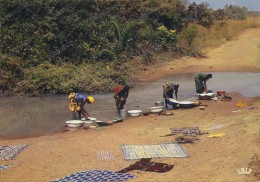 AFRICA IN COULEURS 8228 -Lavandière, Washerwoman,  River, Vintage Old Postcard - Zonder Classificatie