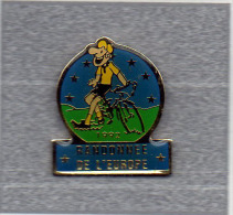 Pin´s  Sport  Cyclisme, Randonnée  De  L' Europe  En  1992 - Radsport