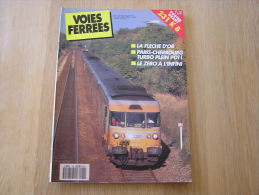 VOIES FERREES N° 62 Revue Train Tram Tramways Autorail Chemins De Fer Rail SNCF Paris Cherbourg Flèche D´ Or Ardennes - Ferrocarril & Tranvías