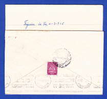 ENVELOPPE / LETTRE --  CACHET  *** AMBULÂNCIAS . RAMAL DE ALFARELOS *** - Storia Postale