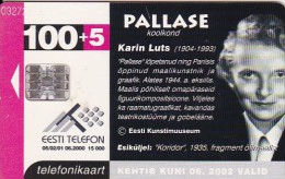 Estonia, ET 133, Pallas II / Karin Luts, Corridor, 2 Scans. - Estland