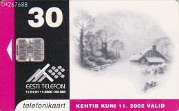 Estonia, ET 142, Christmas 2000, 2 Scans. - Estland