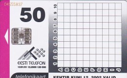 Estonia, ET 144, Gameboard 'Sea Battle', 2 Scans. - Estland