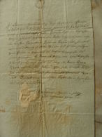 Old Document -ca 1820's - Sechs Kreutzer - Anna Maria Entidi ? - TM029.3 - Nacimiento & Bautizo