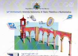 2011 San Marino - 30° Azienda Autonoma - Unused Stamps