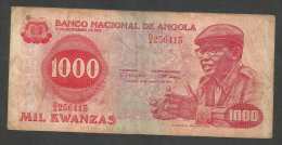 [NC] BANCO NATIONAL De ANGOLA - 1000 KWANZAS (1979) - Angola