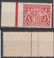 Bayern,Dienstmarken,26w,xx,gep. - Ungebraucht