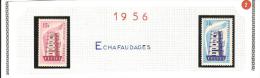 FRANCE 1956 EUROPA 1ère émission N° 1076/1077 Neufs** 1er Choix /  Cote 2013 = 8.45 Euros/ - 1956