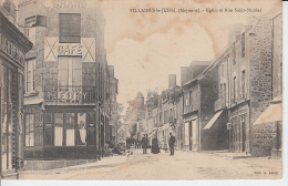 VILLAINES LA JUHEL - Eglise Et Rue Saint Nicolas ( ETAT ) - Villaines La Juhel