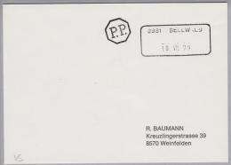 Heimat VS Bellwald 3981 1979-07-10 Aushilfsstempel Auf Sammlerbrief - Covers & Documents