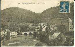 CPA  ST HIPPOLYTE, Sur Le Doubs  7310 - Saint Hippolyte