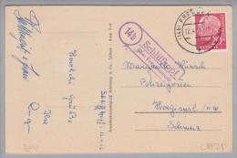 Heimat DE BW Schliffkopf 1953-04-12 Auf Postkarte - Cartas & Documentos