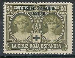 Tanger 030 ** Cruz Roja. 1926 - Marruecos Español