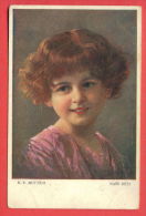 135423 / Czech Illustrator C.V.MUTTICH - NASE DETI , CUTE YOUNG GIRL - MK 247-2 VKKV - Muttich, C.V.