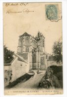 Ref 191 - SAINT-SULPICE-de-FAVIERES - Le Chevet De L'église  (CARTE PIONNIERE  - Scan Du Verso) - Saint Sulpice De Favieres