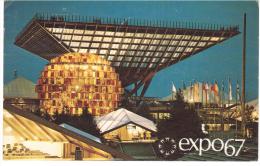 CANADA - MONTREAL - EXPO 67 - PAVILLON DU CANADA - VOYAGEE - CACHET EXPO - 1967. - Montreal