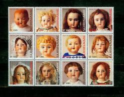 Suriname Surinam 2003, 12V,dolls,poppen,sheetlet,MNH/Postfris, (S1229us) - Poppen