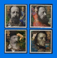 GB 1992-0004, Death Centenary Of Alfred, Lord Tennyson (Poet), Set Of 4 Stamps, MNH - Unused Stamps