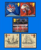 GB 1992-0006, Europa - International Events, Set Of 5 Stamps, MNH - Nuovi